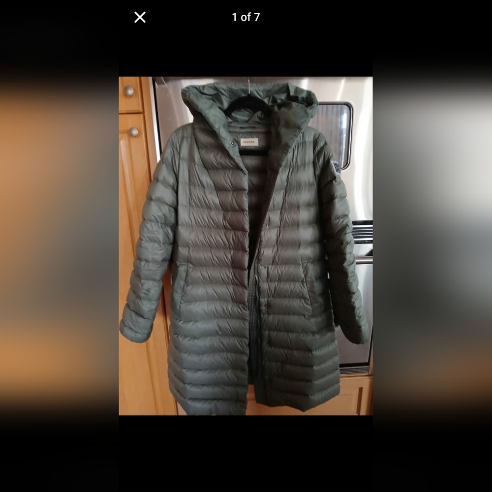 Diesel Olive Puffer Jacket